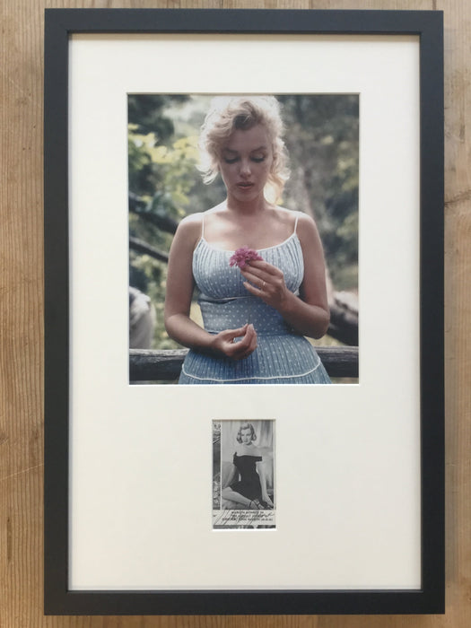 Marilyn Monroe Autographed Magazine Cut-Out