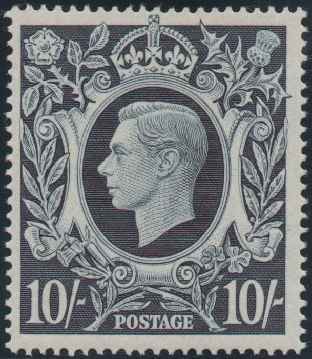 Great Britain 1939 10s. Dark blue, Unmounted Mint SG478