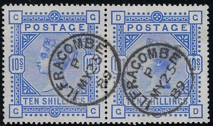 Great Britain 1884 10s Ultramarine, SG183