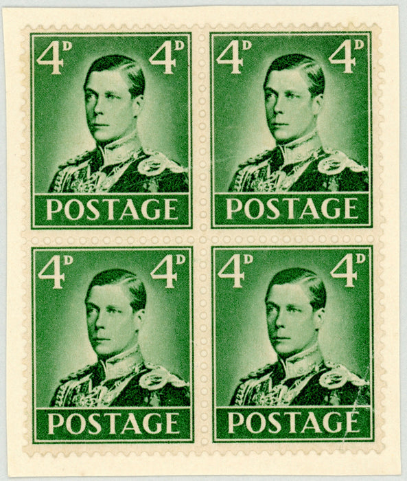Great Britain 1936 4d Edward VIII Accession Essays