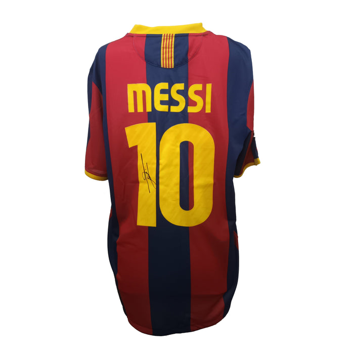 Lionel Messi signed 2010/11 Barcelona shirt