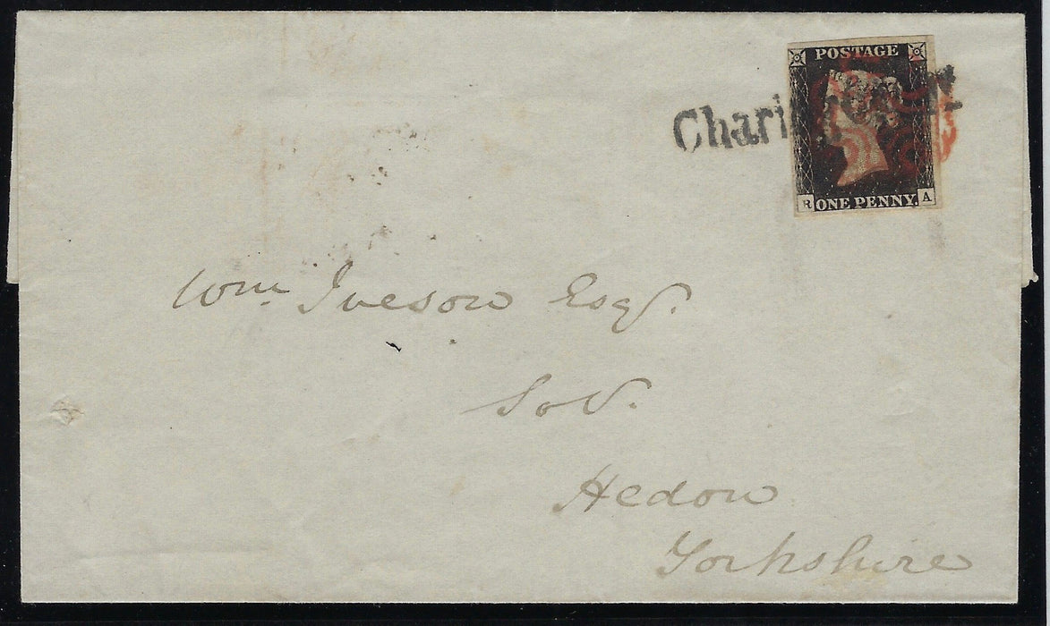 Great Britain 1840 1d Black PL2 SG2.