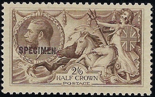 Great Britain 1919 2s6d Olive-brown SG413a var