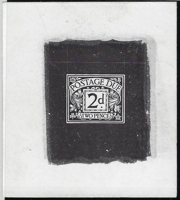 Great Britain 1914 2d Postage Due die proof, SGD4var