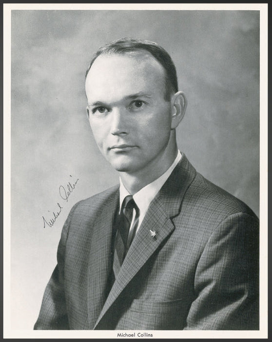Michael Collins early NASA signed photo
