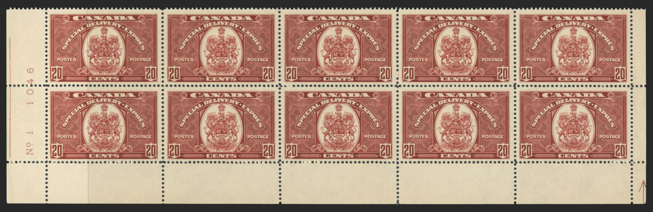 Canada 1938: Airmail first flights Canada/Belgium SG371