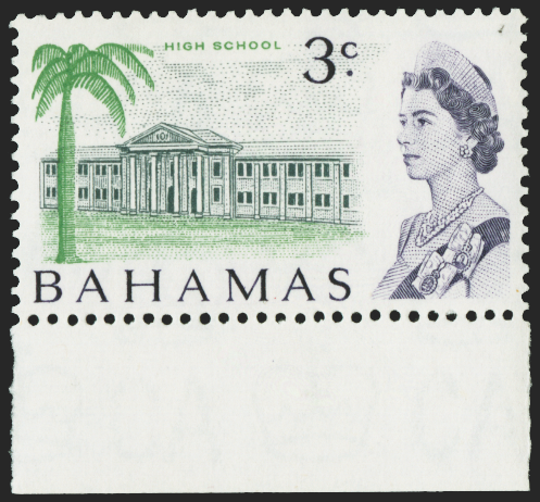 BAHAMAS 1967-71 3c 'High School' (UNUSED), SG297a
