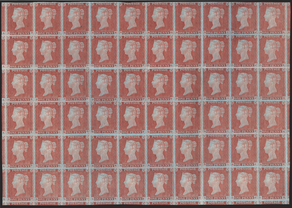 Great Britain 1841 1d pale red brown plate 71, SG9