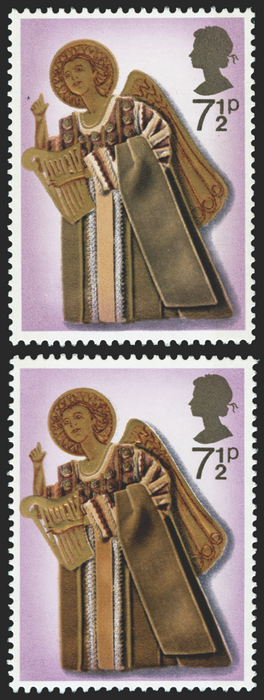Great Britain 1972 7½p Christmas error, SG915a