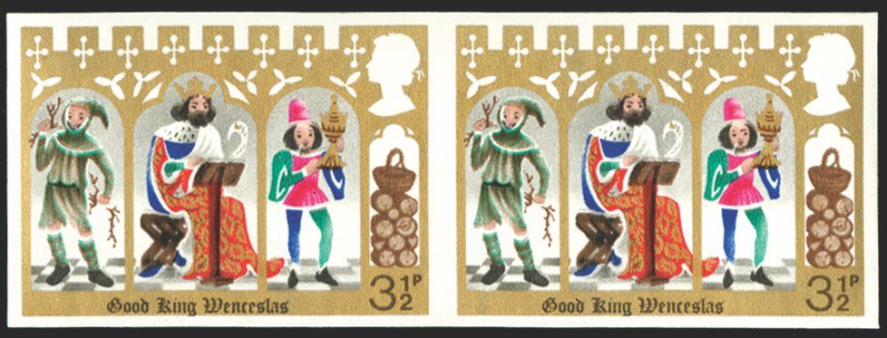 Great Britain 1973 3½p Christmas error, SG948a