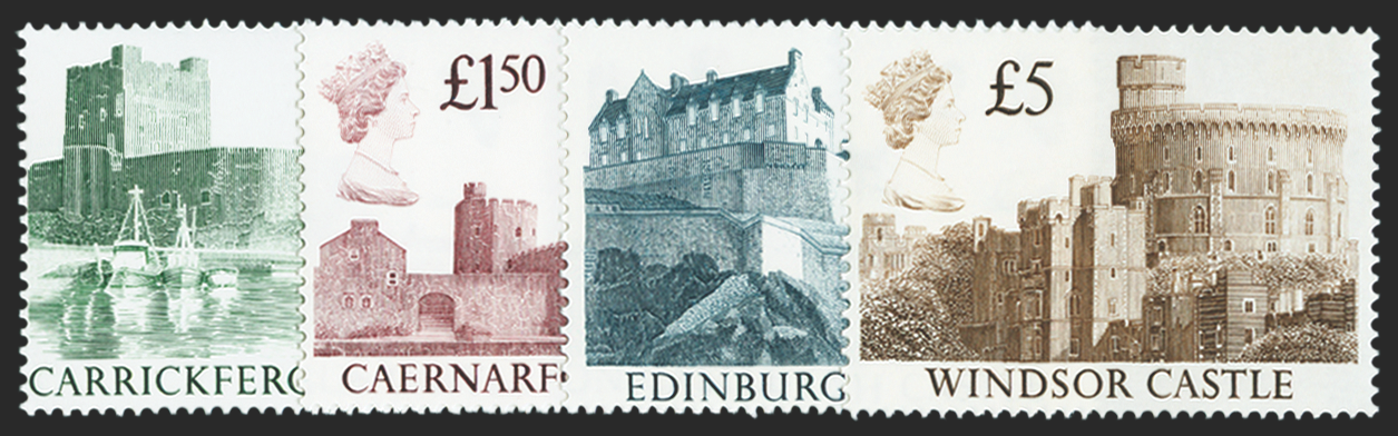 Great Britain 1988 £1-£5 "Castles", SG1410/3