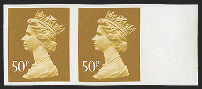 Great Britain 1992 50p ochre, SGX991ab