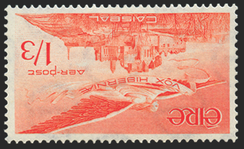 IRELAND 1948-65 Air 1s3d red-orange, SG143aw