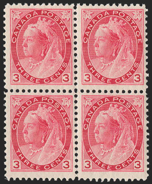 CANADA 1898-1902 'Numerals' 3c rose-carmine, SG156