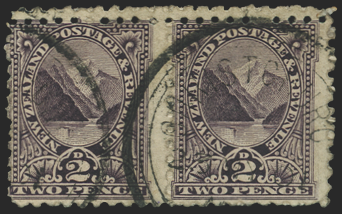 New Zealand 1900 2d dull violet variety, SG276var