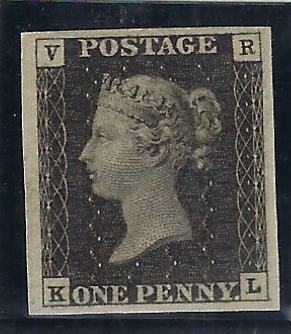 Great Britain 1840 1d Black. SGV1var
