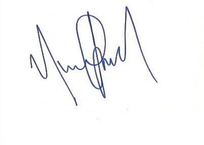 Michael Jackson autograph