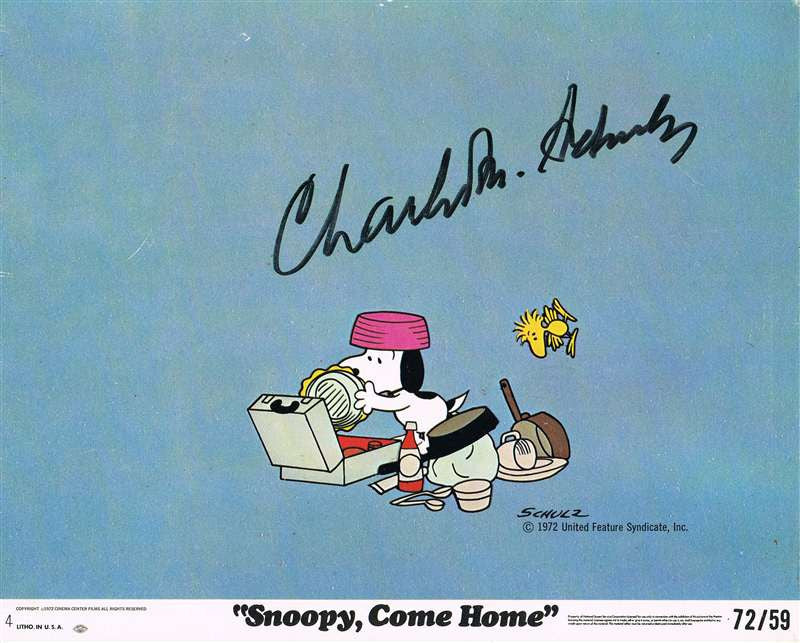 Charles Schulz Autograph