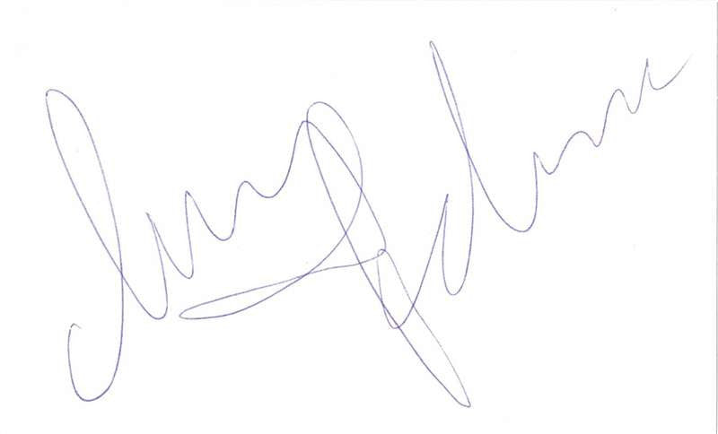 Madonna Autograph on Card