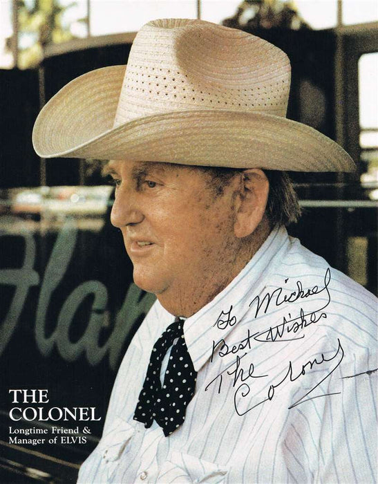 Colonel Tom Parker Autographed Photograph