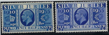 Great Britain 1935 2½d Prussian Blue, SG456a