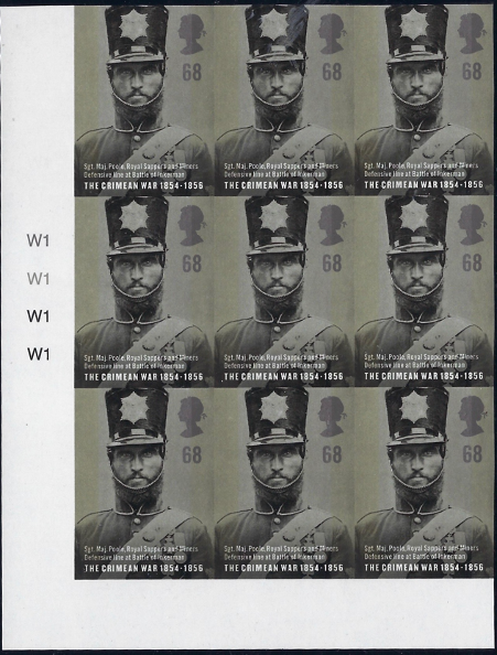 Great Britain 2004 68p 150th Anniversary of the Crimean War error, SG2493a