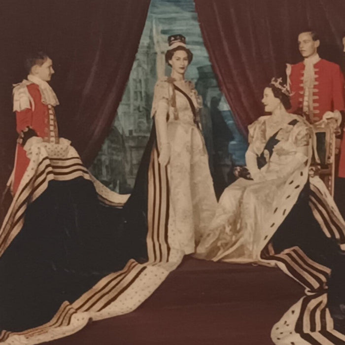 Queen Mother "Coronation Day" 1954 signed Christmas card