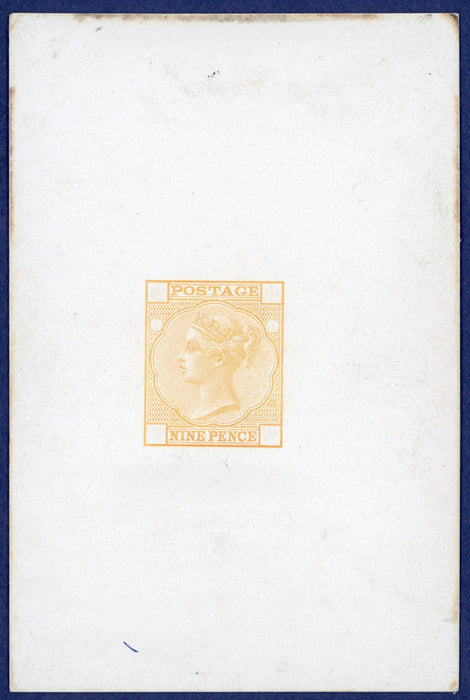 Great Britain 1873 9d die proof (type B), SG110var