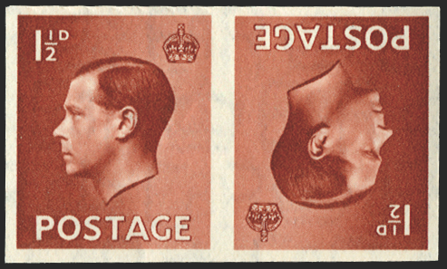 Great Britain 1936 11/2d Red-brown, SG459var
