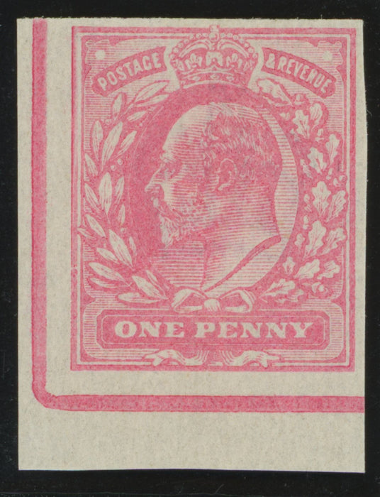 Great Britain 1906 1d Colour trial, SG219var