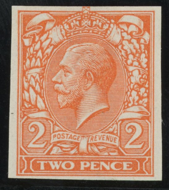 Great Britain 1912 2d orange (Die 1) imprimatur, SG368var