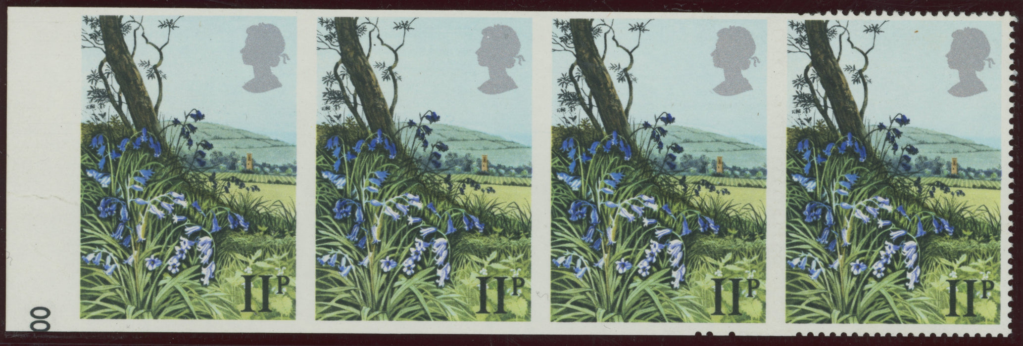 Great Britain 1979 11p Wild Flowers error, SG1081a