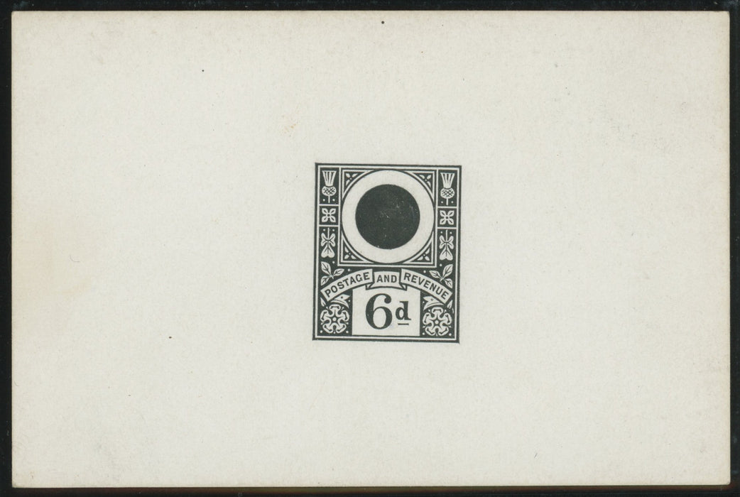 Great Britain 1887 6d "Jubilee" die proof, SG208var
