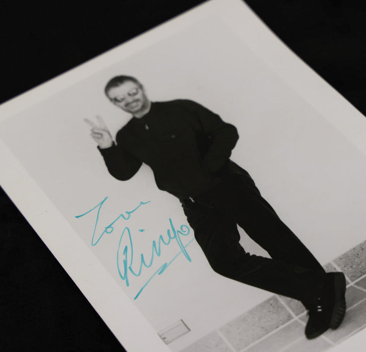 Ringo Starr signed photograph