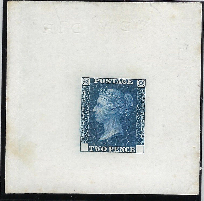 Great Britain 1871 2d Ormond Hill die proof. SGDP46a