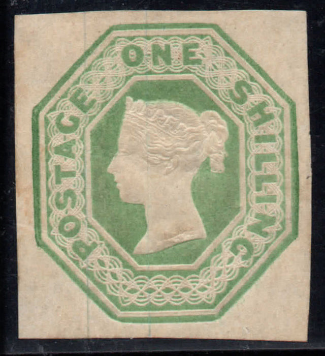 Great Britain 1847 1s pale green, SG54