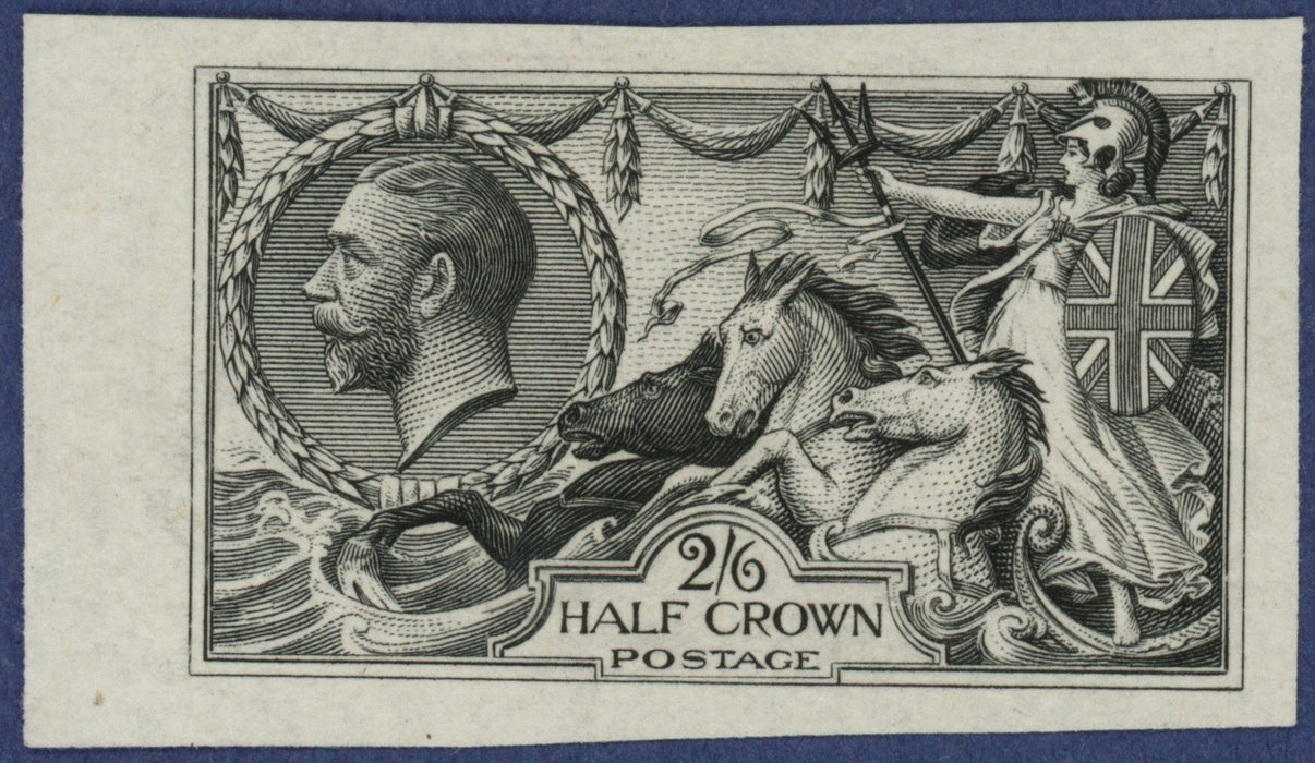 Great Britain 1913 2s6d "Seahorses" Colour trial, SG399var