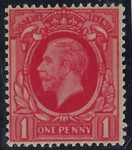 Great Britain 1934 1d Scarlet Unused, SG440b