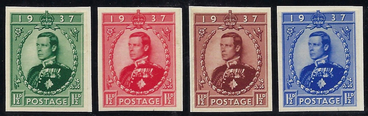 Great Britain 1936 (Sept) 1½d Edward VIII Coronation Essays SG459var