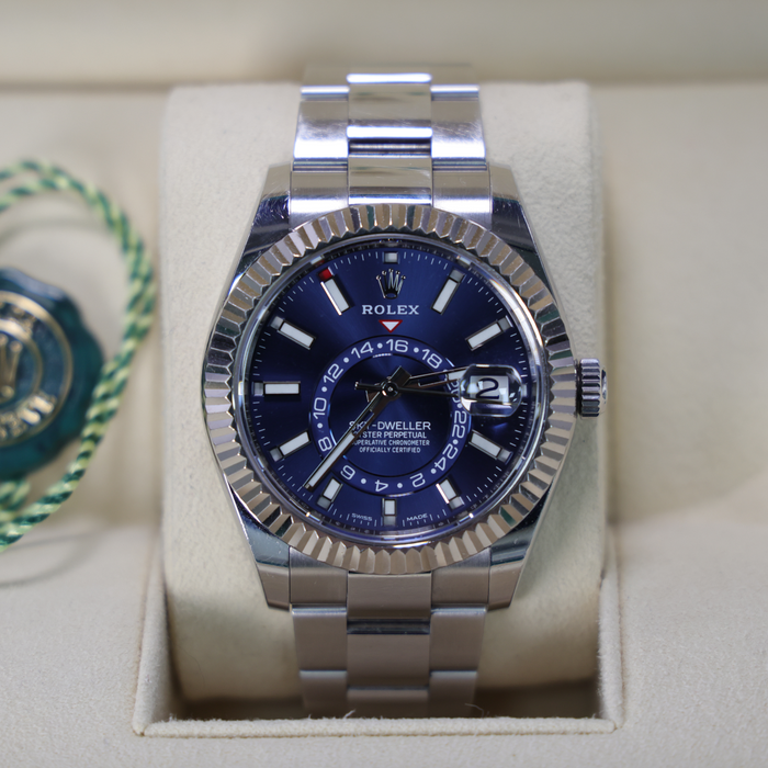 Rolex Sky-Dweller Blue Dial wristwatch - ref 326934