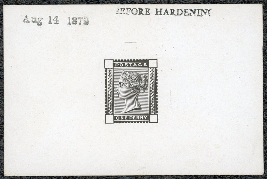 Great Britain 1879 1d Venetian red die proof, SG166var