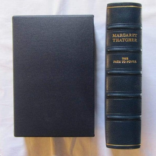 Margaret Thatcher autographed limited edition book