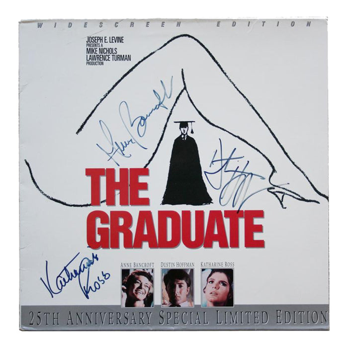 The Graduate Cast Autographed LaserDisc Cover
