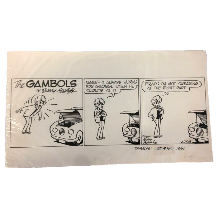 The Gambols original comic strip