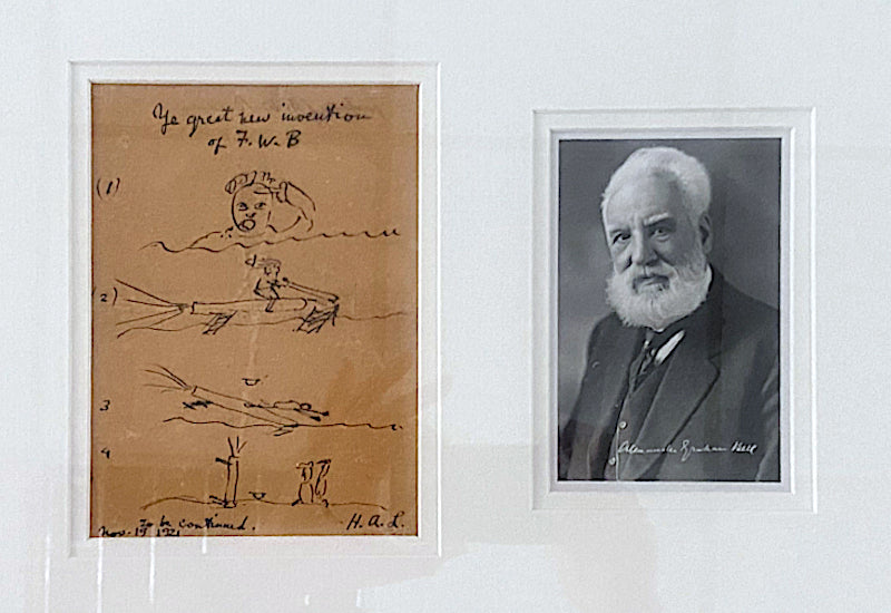 Alexander Graham Bell sketch