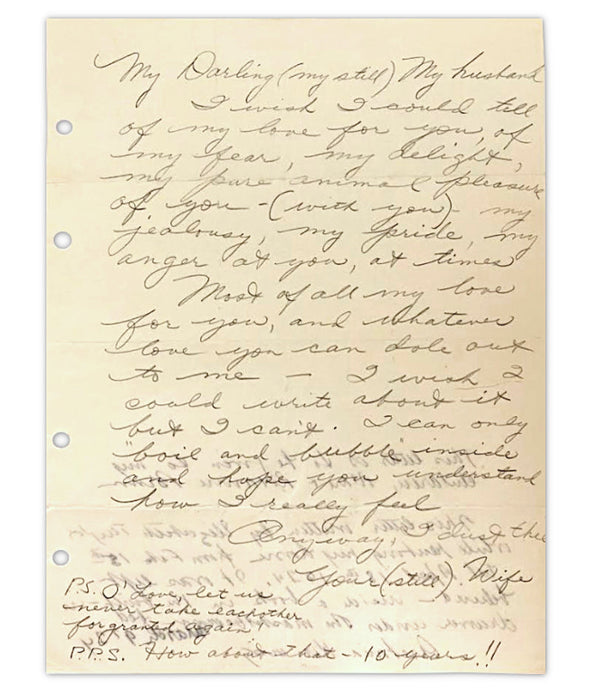 Elizabeth Taylor love letter to Richard Burton