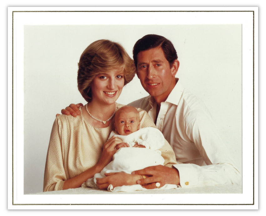 Prince Charles and Princess Diana signed 1982 Royal Christmas card