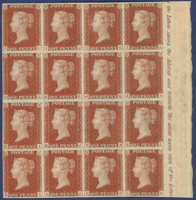 Great Britain 1841 1d red brown Plate 10, SG7