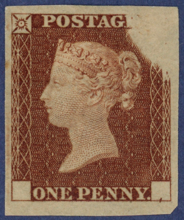 Great Britain 1840 1d Rainbow trial (State 2), SGDP20