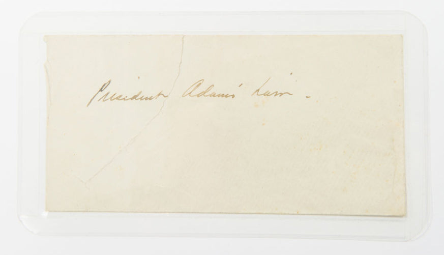 President John Adams Authentic Lock of Hair